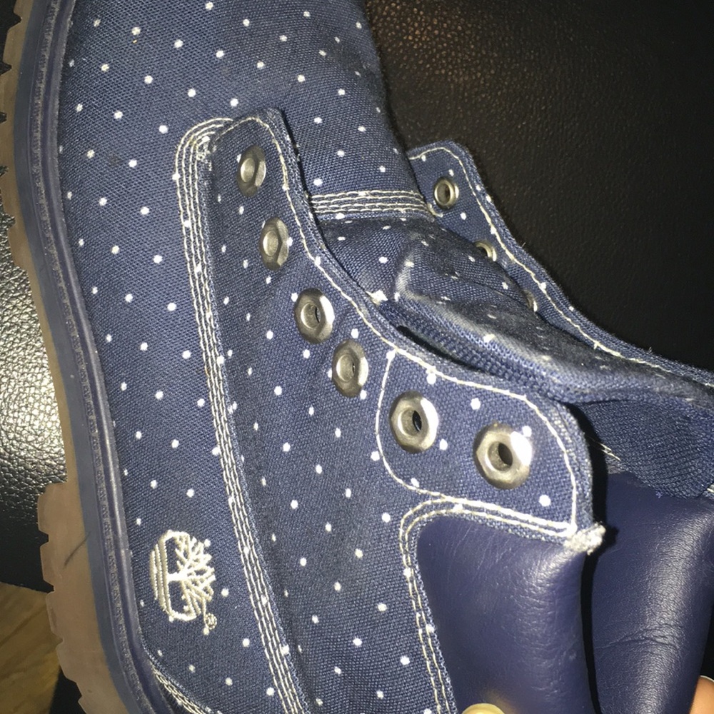 Polka dot Timberlands